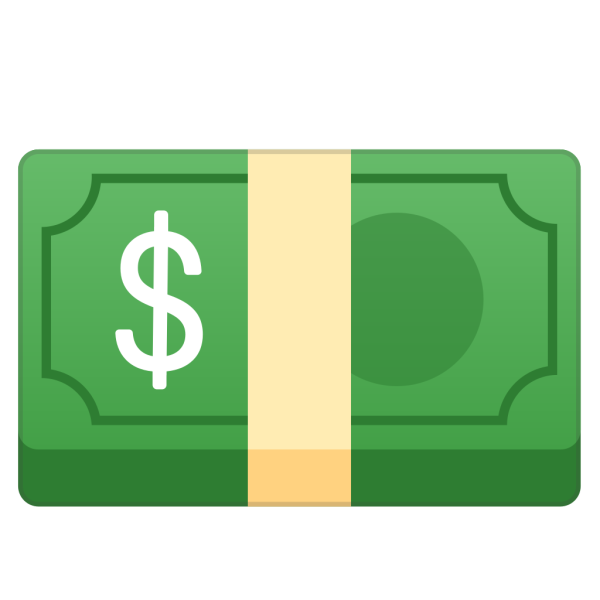 Доллар стикер