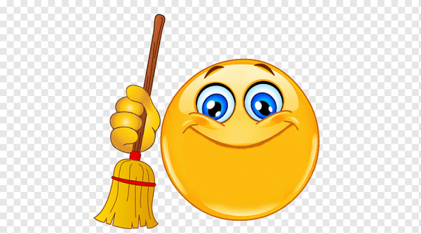 Смайлик убирается