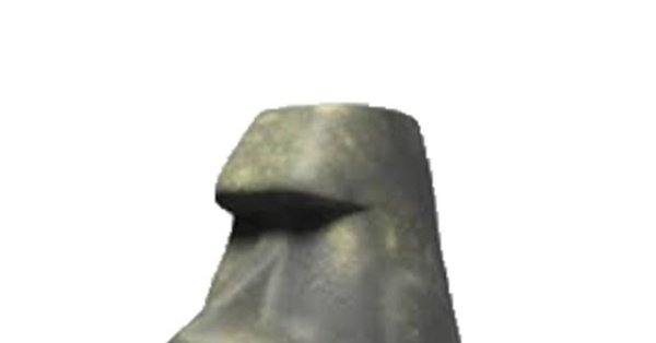 Камень Моаи ЭМОДЖИ