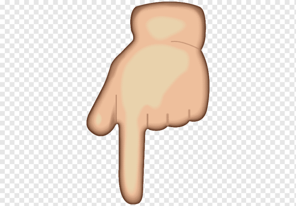 Указатель в виде руки с пальцем