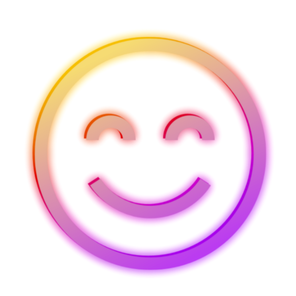 Неоновый смайлик