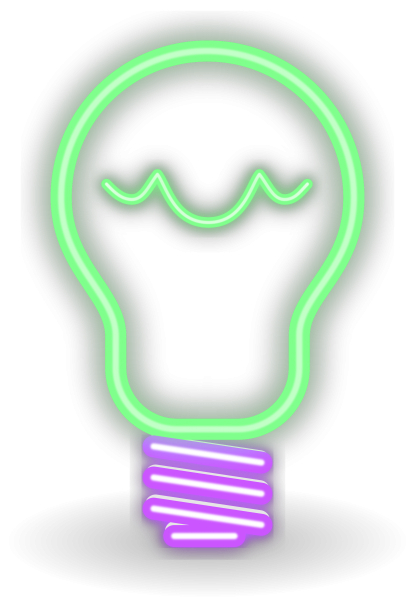 Улыбка неон