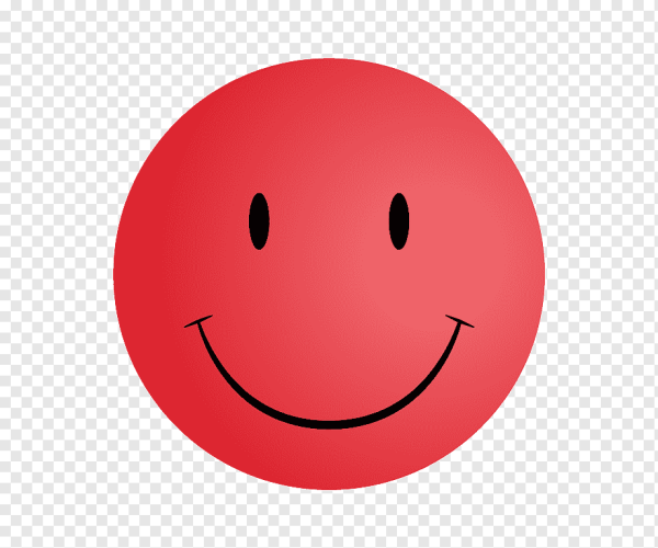 Красный смайлик грустный