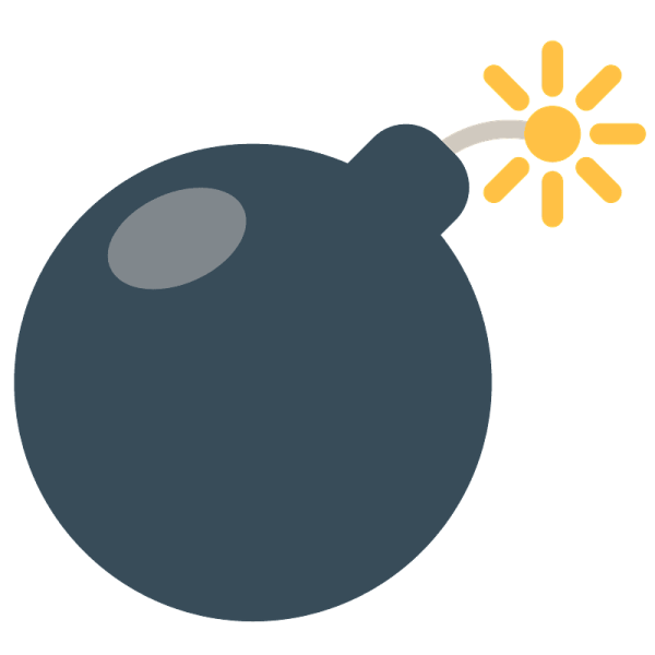 Эмодзи бомба