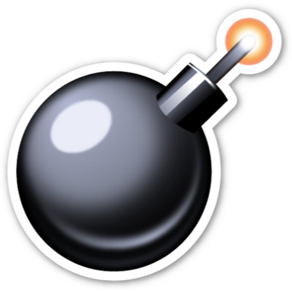 Бомбочка эмодзи