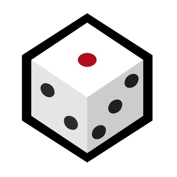 Макет игрального кубика svg