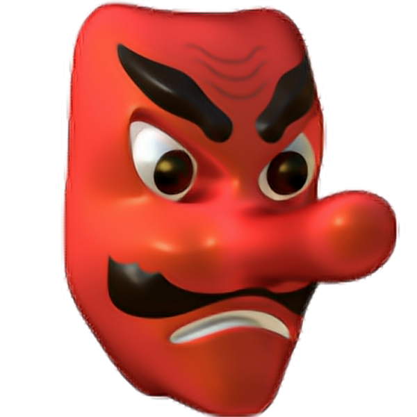 Маска Тэнгу ЭМОДЖИ