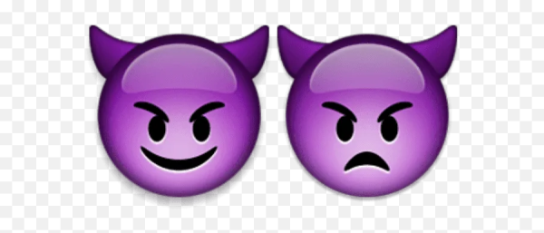Эмодзи фиолетовый демон