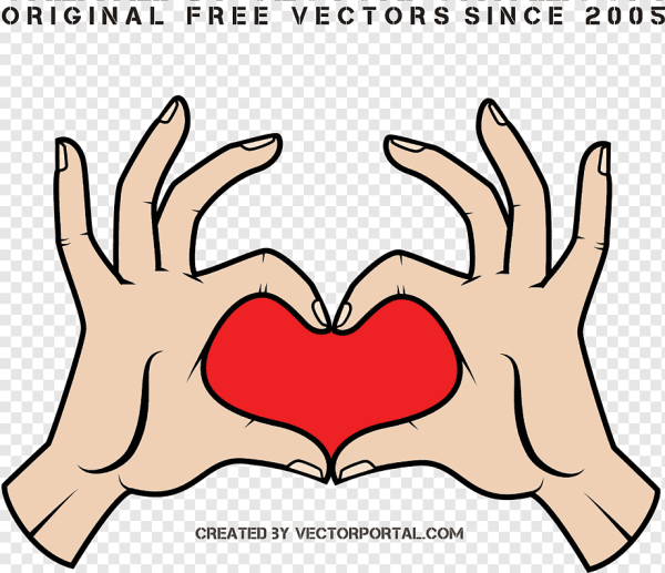 Сердечко пальцами