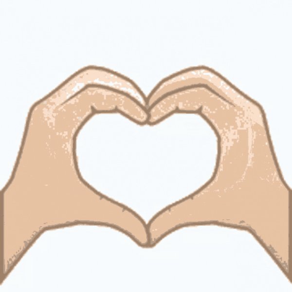 Сердечко пальцами