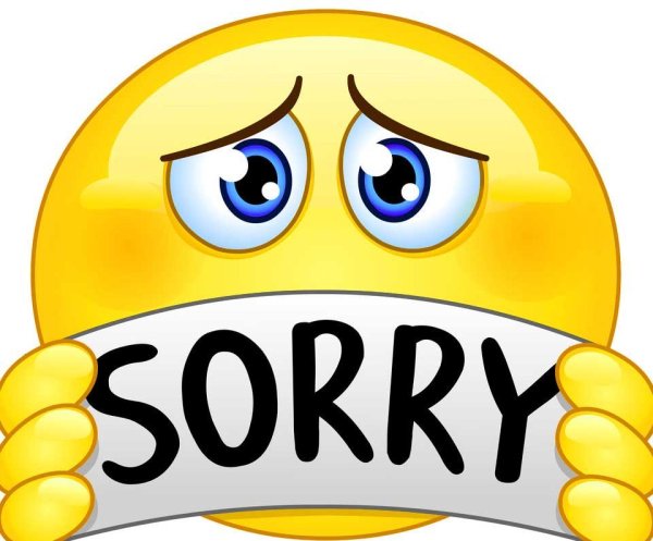 Смайлик сорри