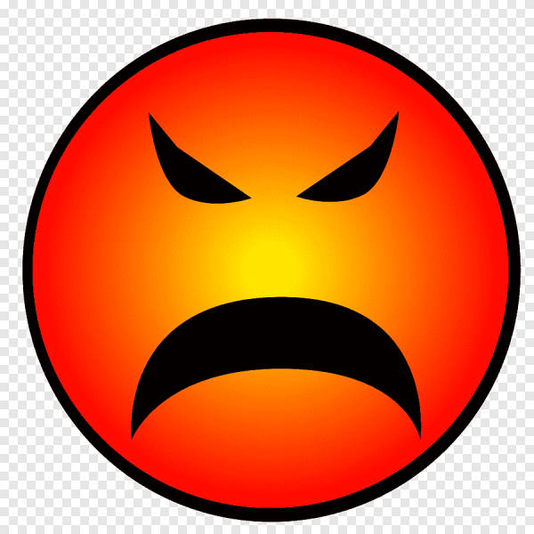 Очень злой смайлик