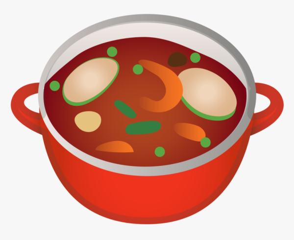 Кастрюля с едой ЭМОДЖИ