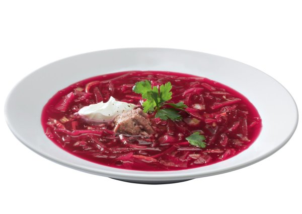 Надпись борщ