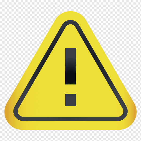 Желтый предупреждающий табличка