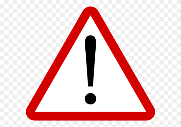 Дорожный знак внимание