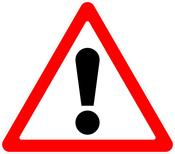 Восклицательный знак в Красном треугольнике