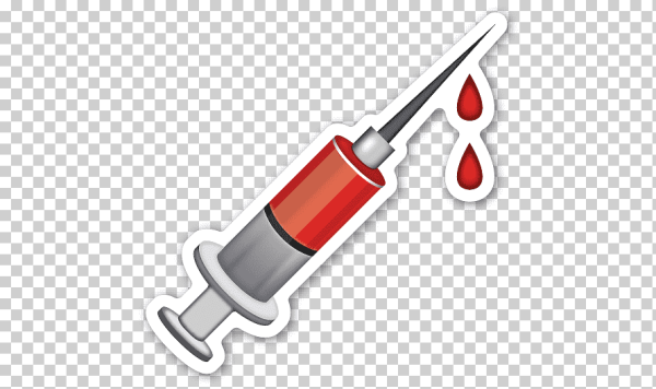 Смайлик со шприцом