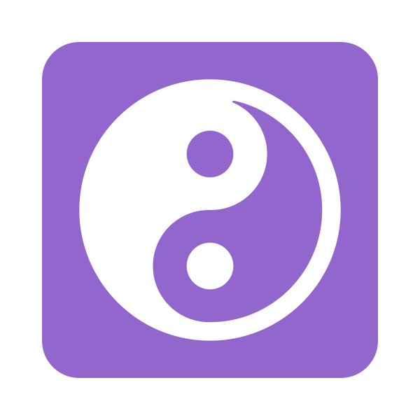 Символ Инь Янь эмодзи