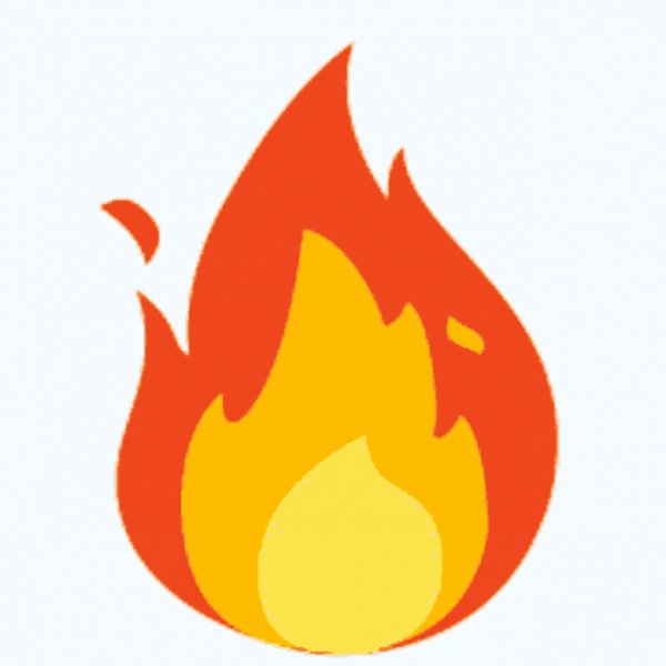 Смайлик огонь