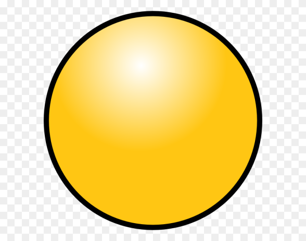 Желтый кружок