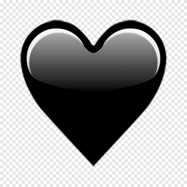 ЭМОДЖИ Хеарт Блэк