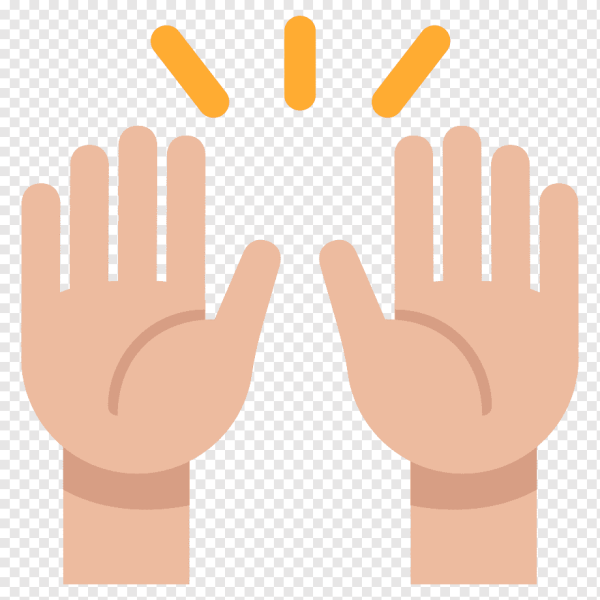 Смайлик две ладони