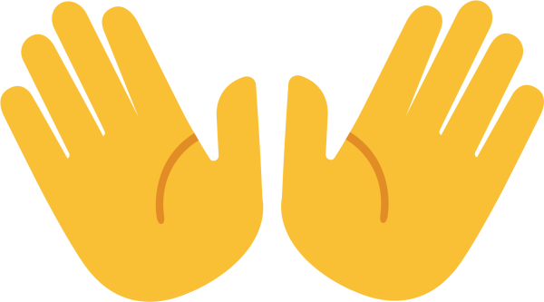 Эмодзи ладошки