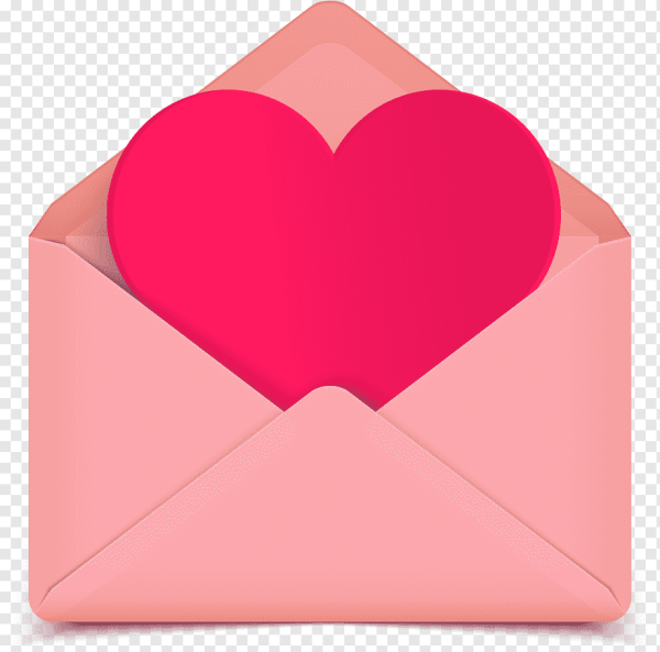 Значок письма с сердцем