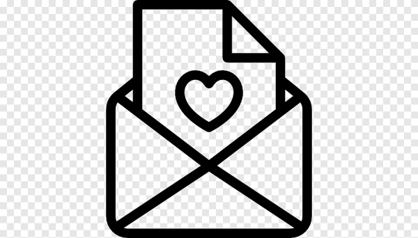 Конверт с сердечком