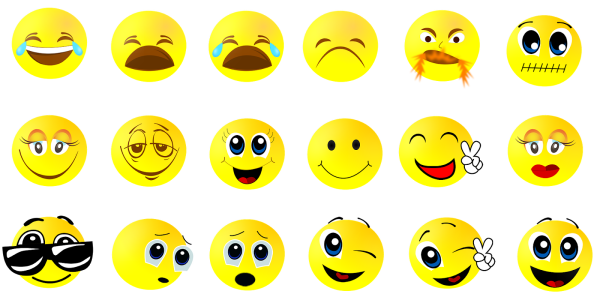 Смайлы с разными эмоциями