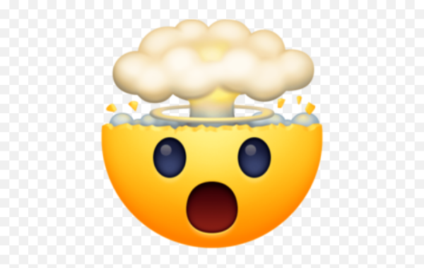 Эмодзи взрыв мозга