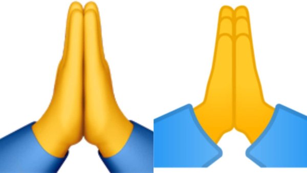 Молящий смайлик