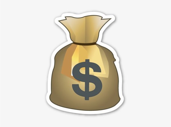 Эмодзи мешок денег