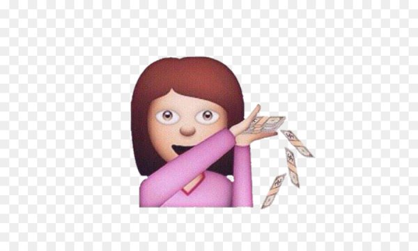 ЭМОДЖИ девочка с деньгами