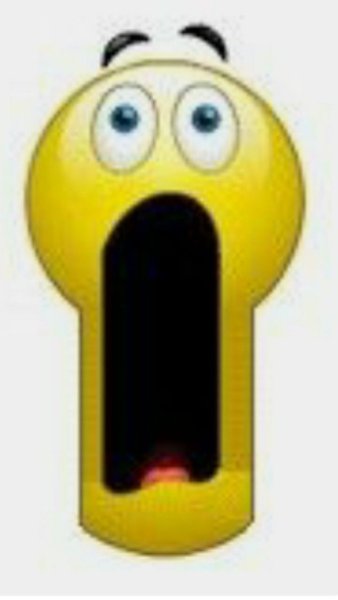 Смайлик с отвисшей челюстью