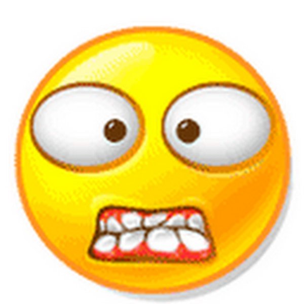 Смайл испуг