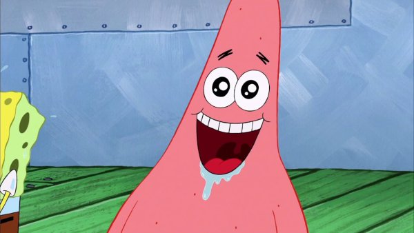 Патрик со слюной