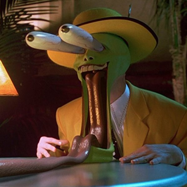 Маска Джим Керри глаза