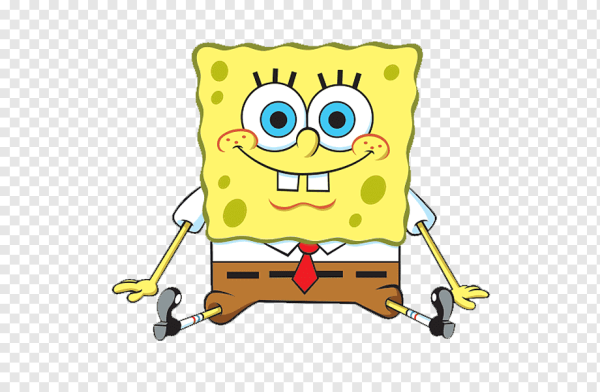 Спанч Боб сидит