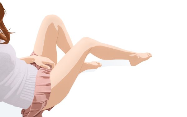 Нарисовать ноги девушки