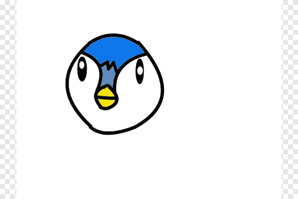 Смайлик птицы на прозрачном фоне