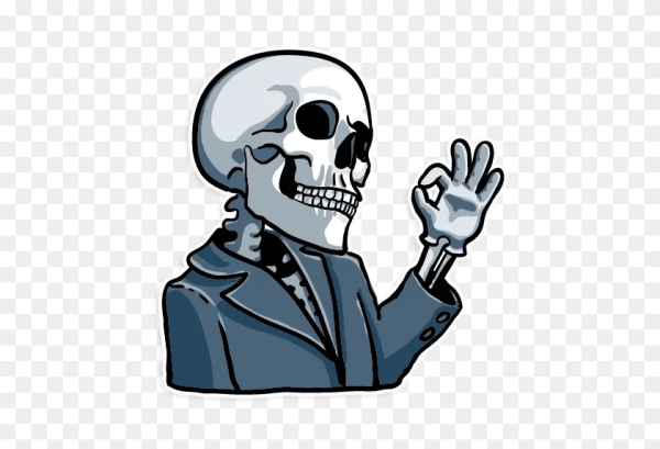 Череп Смайл ВК