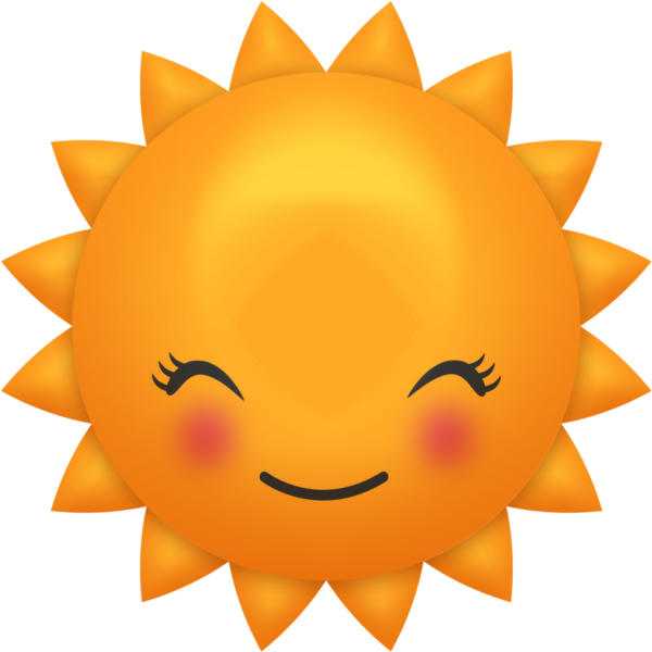 Солнце стикер
