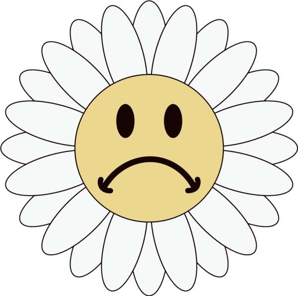 Цветочек улыбается