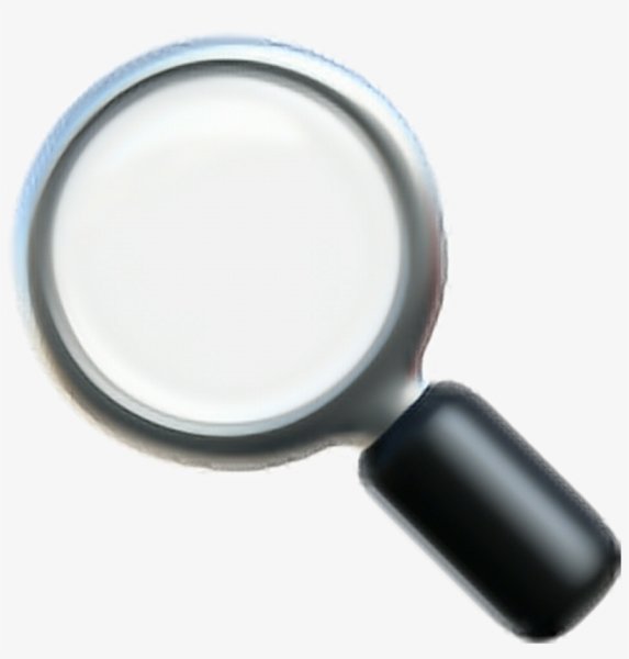 Стикер увеличительная лупа