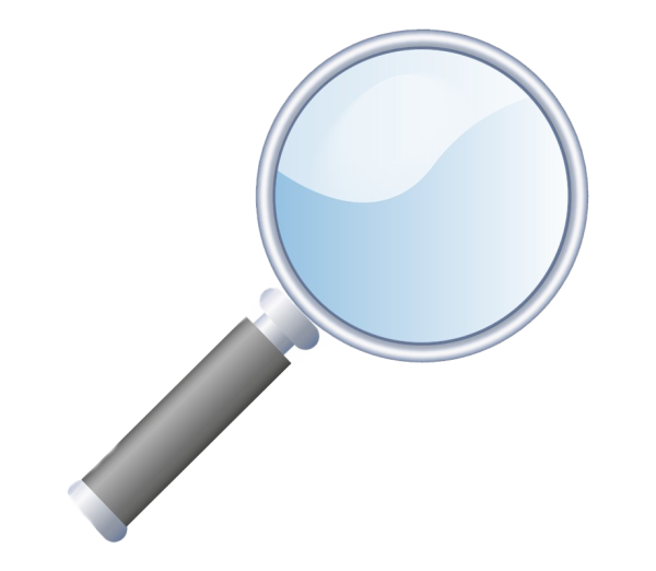 Лупа стикер