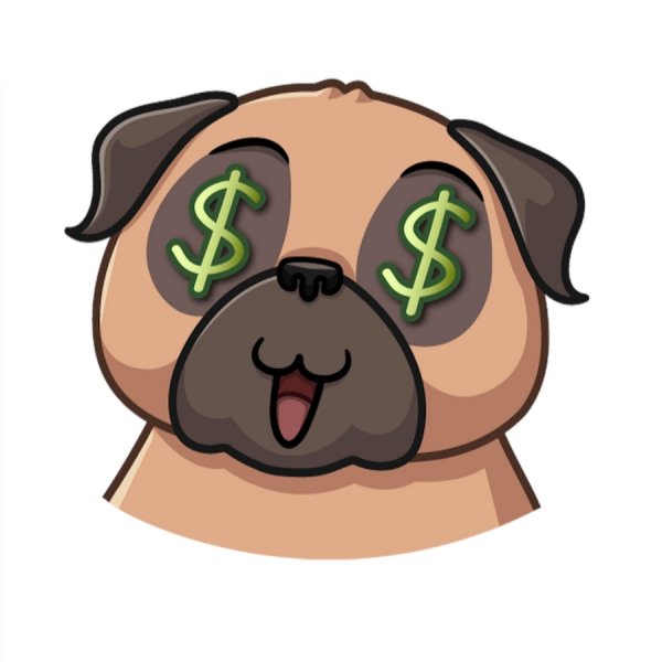 Стикеры Мопс Бун