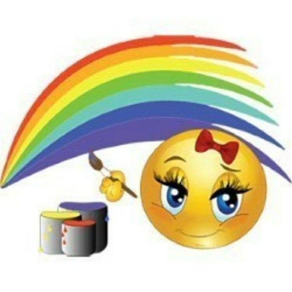 Радужный смайлик текущий