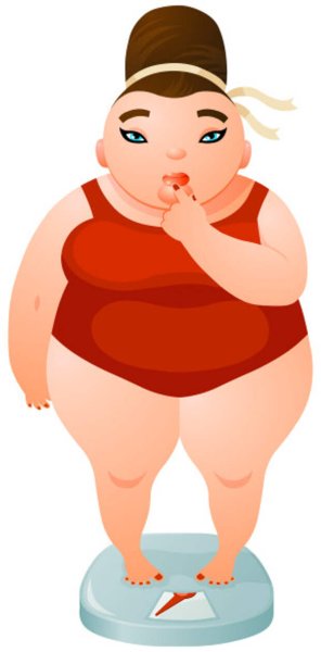 Рисунки толстых женщин